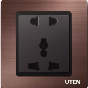 Ổ cắm 2 chấu và 3 chấu vuông Series A5GZ12Z13/N- UTEN