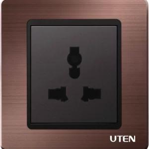 Ổ cắm đơn 3 chấu vuông Series A5GZ13/N - UTEN