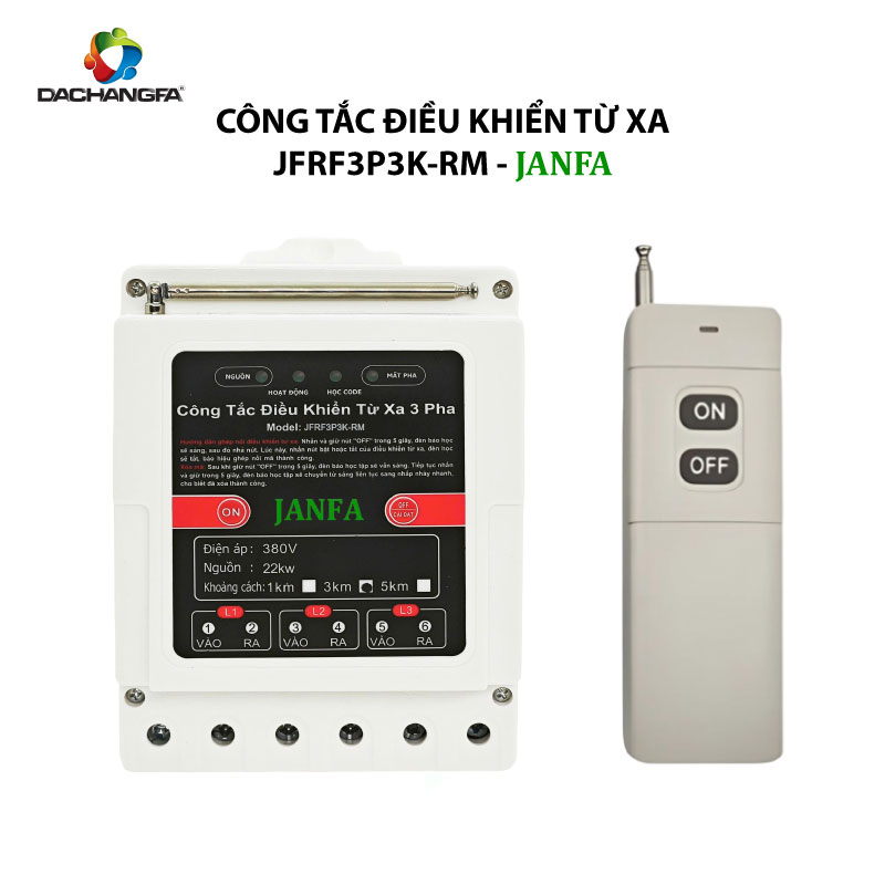Công Tắc Điều Khiển Từ Xa JFRF3P3K-RM - JANFA