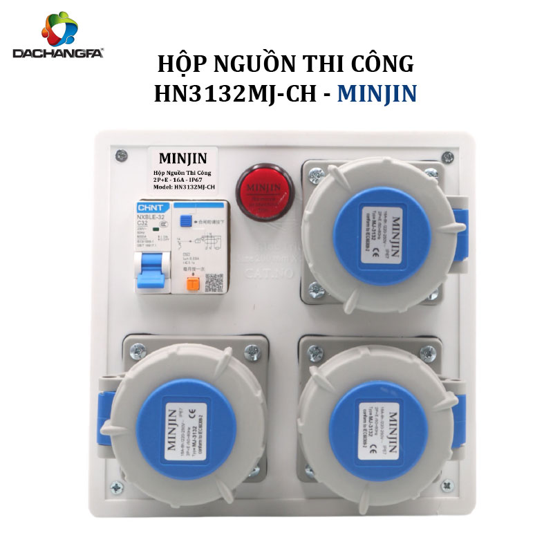 Hộp Nguồn Thi Công - HN3132MJ-CH - MINJIN