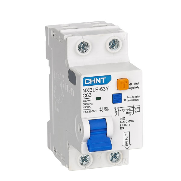 NXBLE - CẦU DAO CHỐNG DÒNG RÒ 63Y - CHINT