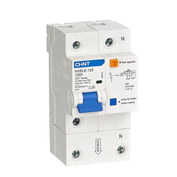 NXBLE - CẦU DAO CHỐNG DÒNG RÒ 125 - CHINT