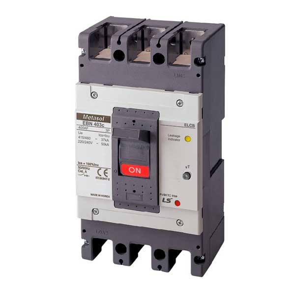Cầu dao điện ELCB 3P loại khối chống rò điện - EBN403c - LS