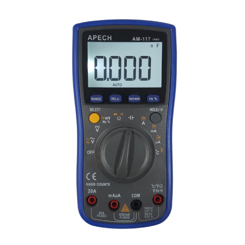 ĐỒNG HỒ ĐO VẠN NĂNG ĐIỆN TỬ AM-117 - APECH