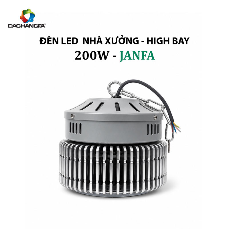 Đèn Led Nhà Xưởng Trắng 200W - High Bay - JANFA