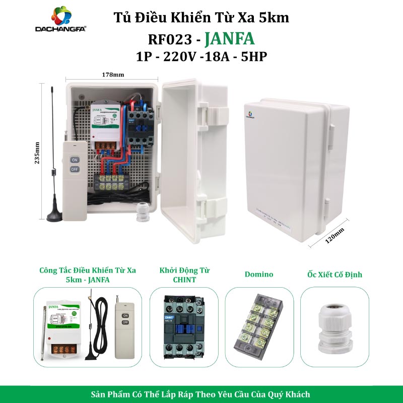 Tủ Điều Khiển Từ Xa 5km RF023 - JANFA