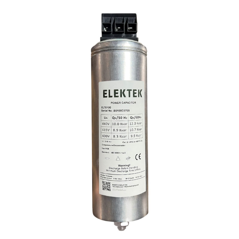 Tụ bù ELT0100 3P 10kVar 440V - ELEKTEK