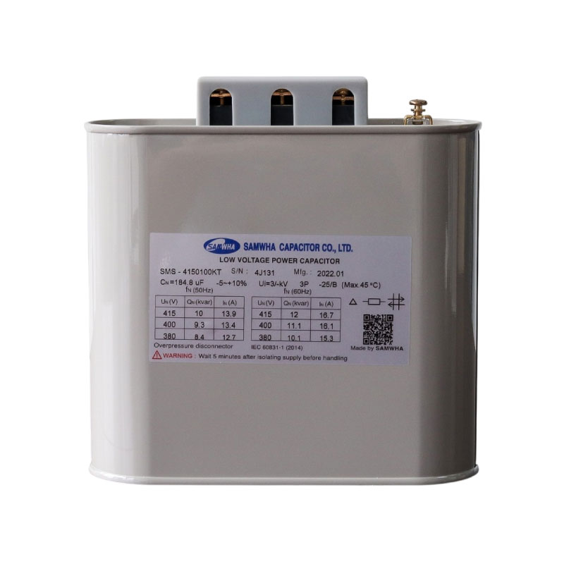Tụ bù SMS-4150100KT 1P/3P 10kVar 415V - SAMWHA