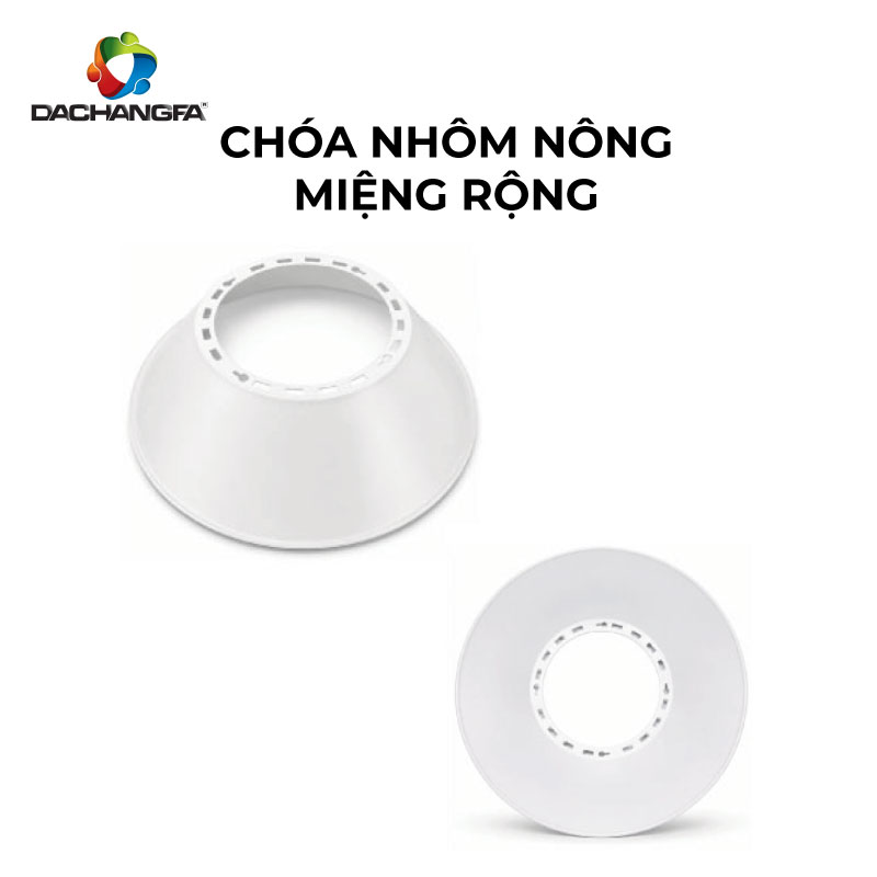 CHÓA NHÔM NÔNG MIỆNG RỘNG