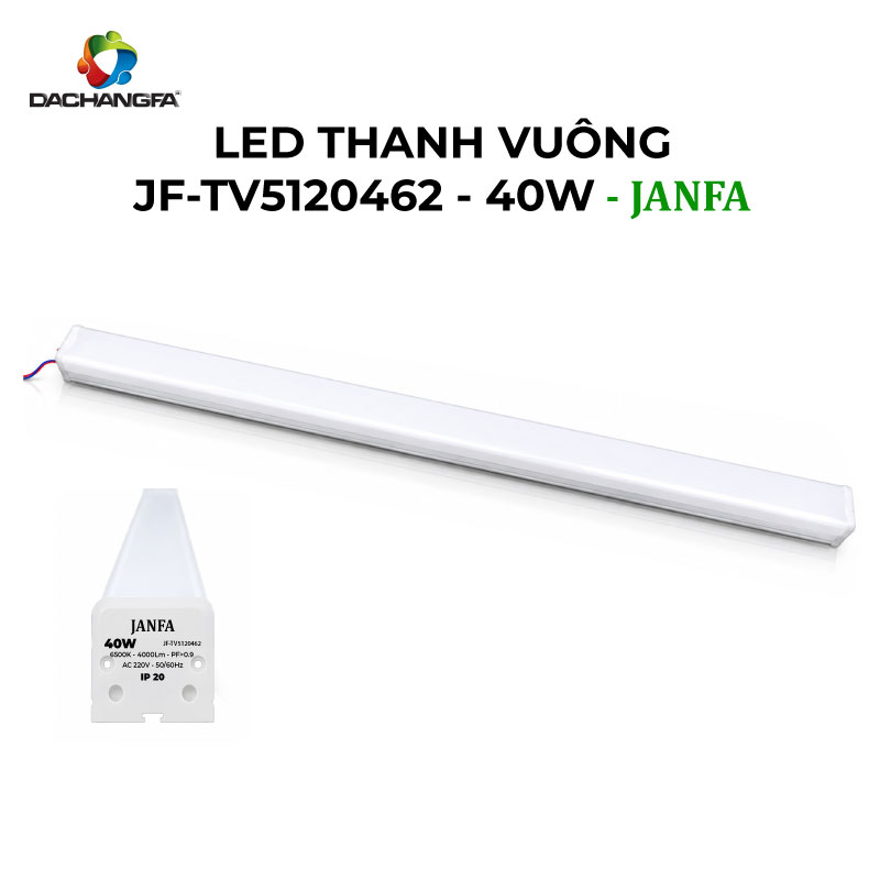 ĐÈN LED THANH VUÔNG JF-TV5120462 - 40W - JANFA
