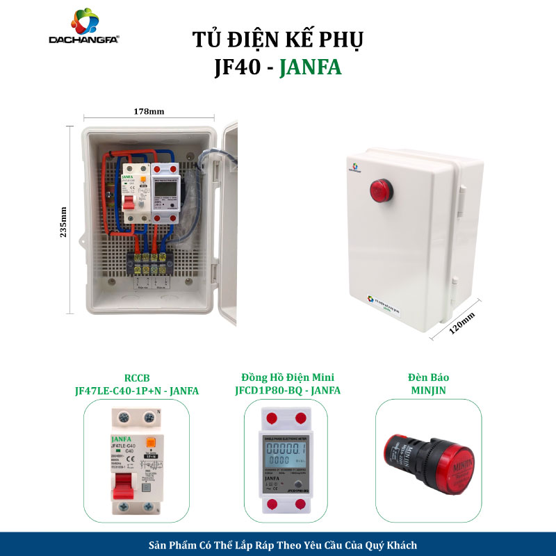 Tủ Điện Kế Phụ JF40 - JANFA